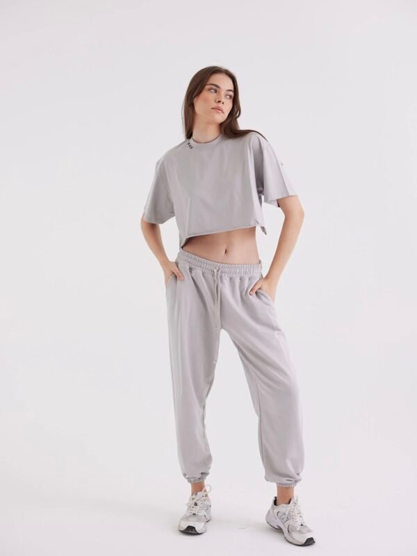 The Cropped T-Shirt in Grey