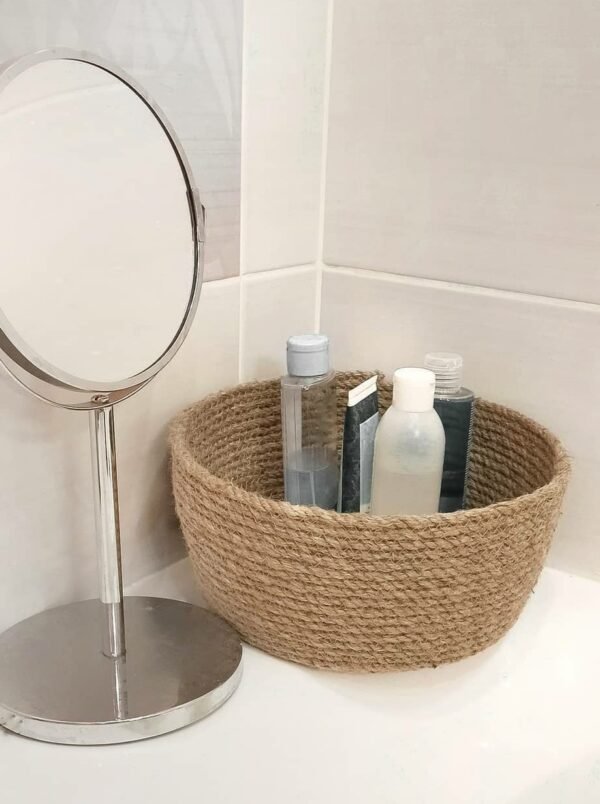 Straw Toiletry Basket
