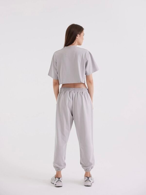 The Cropped T-Shirt in Grey