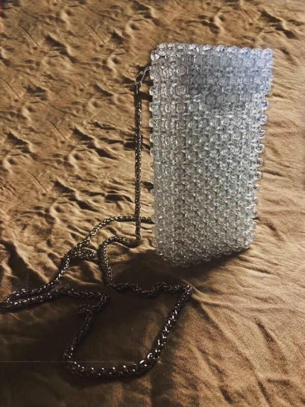Cross Body Phone Beaded Bag
