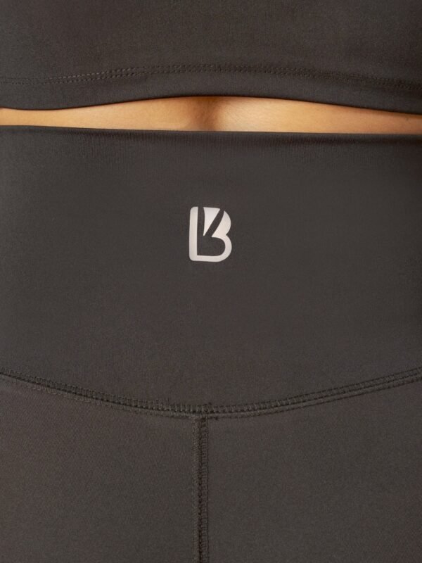 High Waist Crossover Leggings in Black