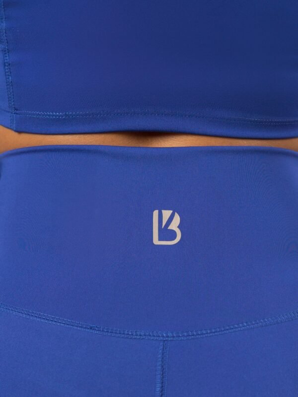 High Waist Crossover Leggings in Royal Blue