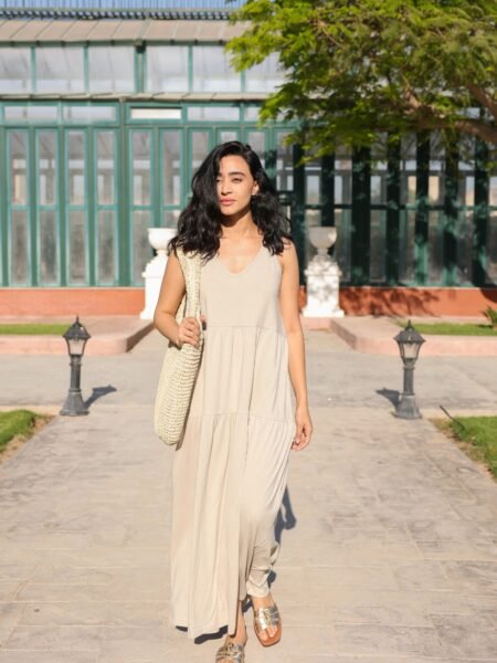 Summer Dress in Beige