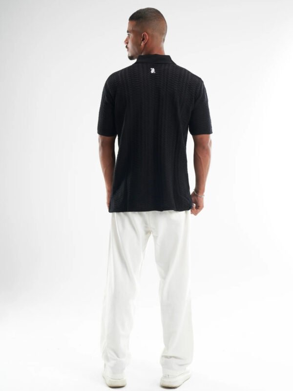 Black Shirt Knitted