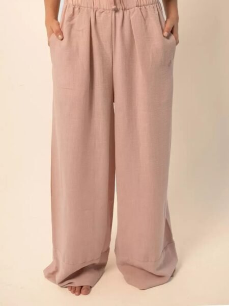Wide-Leg Pants - Cashmere
