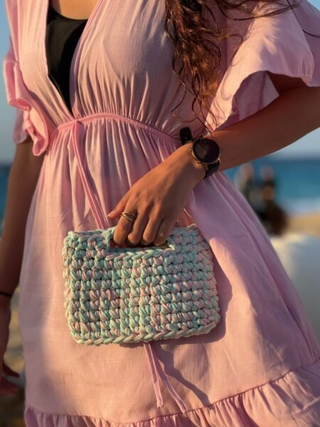 Bubble Gum Clutch