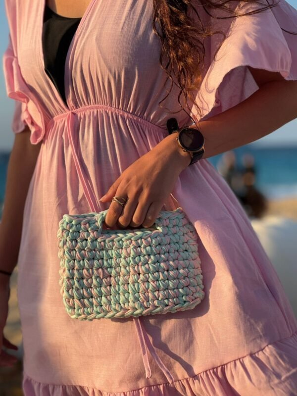 Bubble Gum Clutch