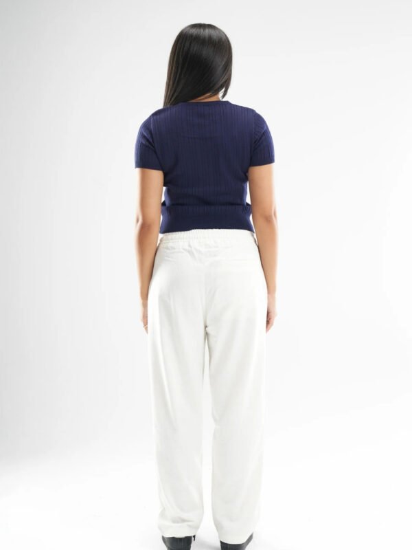 Mauve Star Cropped Knitted