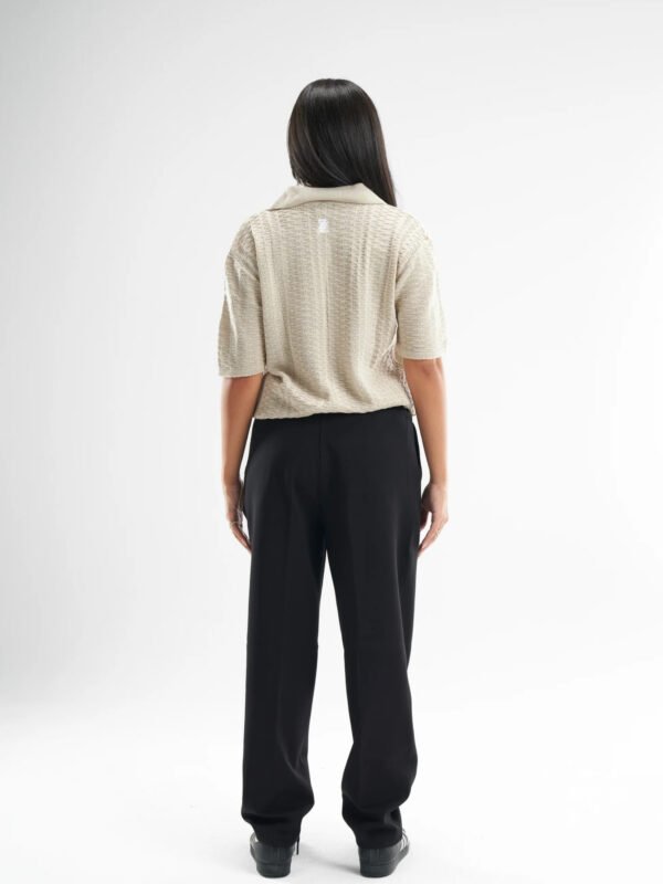 Creamy Shirt Knitted