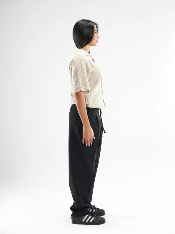 Creamy Shirt Knitted