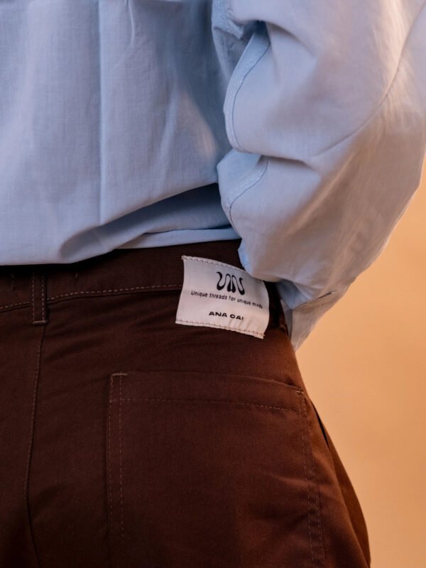 Boxer Pleated Shorts in Brown